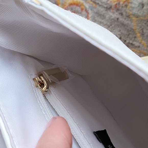 White Snake Embossed White House Black Market Crossbody bag with Braccialini - Picture 6 of 8